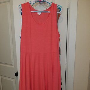 BRAND NEW with tags 3X NICKI coral sundress LLR
